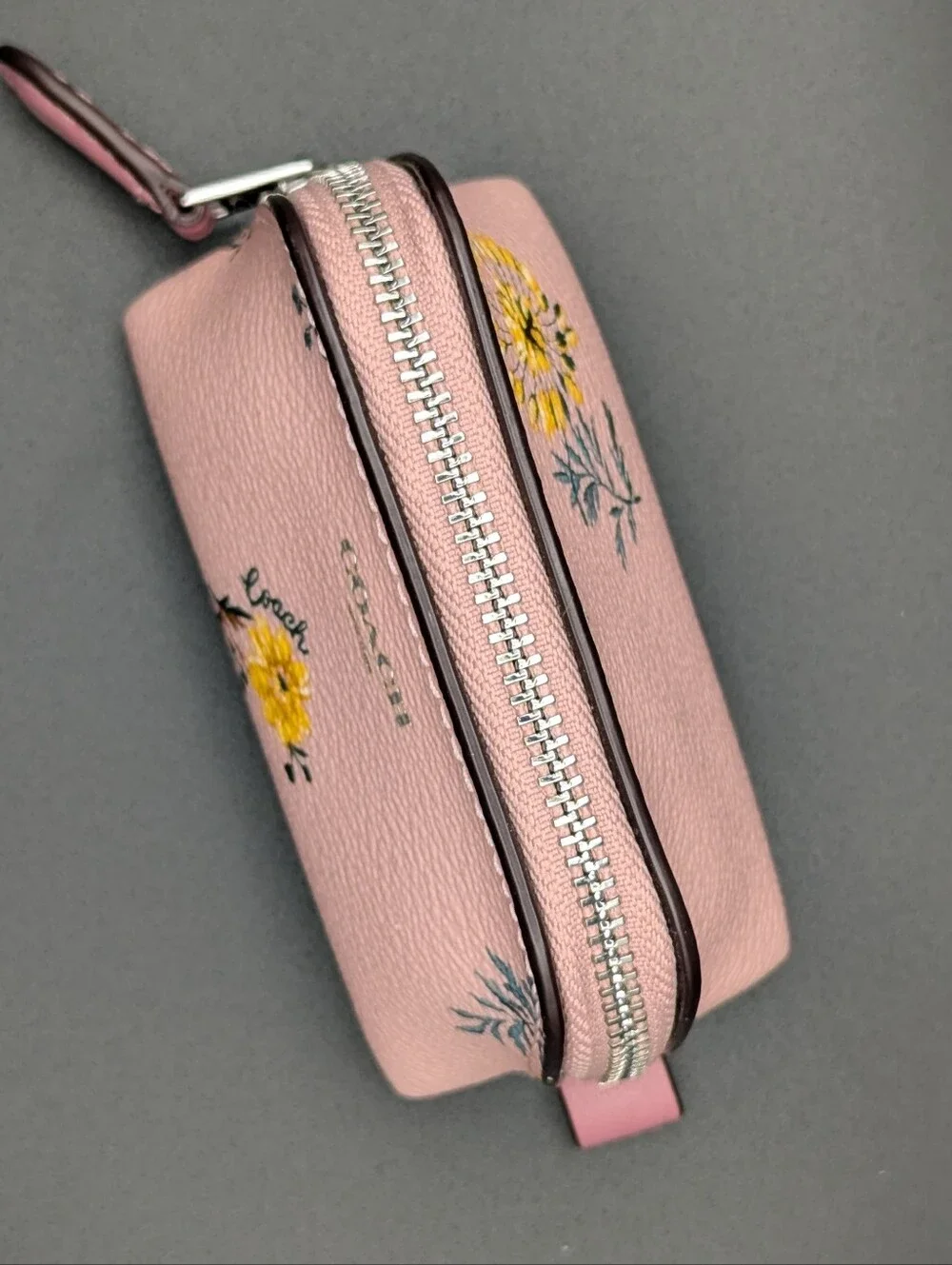 Coach Floral Blossom Micro Mini Zip Case C9880G